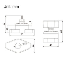 Load image into Gallery viewer, 300A Car Modified Multi-channel Current Bus Terminal, AOA6313CT-M8, AOA6313CRT-M8, AOA6313CT-M10, AOA6313CRT-M10