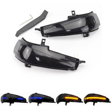 Load image into Gallery viewer, For Honda Civic MK8 Car Dynamic LED Water Flow Turn Signal Rearview Mirror Lights, Yellow Light, Blue Yellow Light