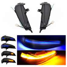 Load image into Gallery viewer, For Honda Civic MK8 Car Dynamic LED Water Flow Turn Signal Rearview Mirror Lights, Yellow Light, Blue Yellow Light