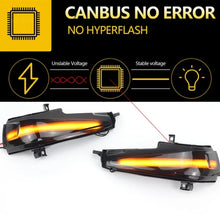 Load image into Gallery viewer, For Honda Civic MK8 Car Dynamic LED Water Flow Turn Signal Rearview Mirror Lights, Yellow Light, Blue Yellow Light