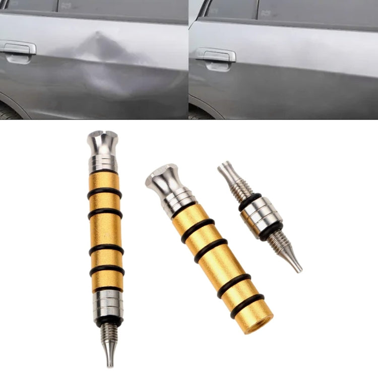 Car Dent Repair Tool Car Paint Leveling Tap Pen, Gold
