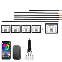 Load image into Gallery viewer, Car Hidden Acrylic LED Colorful Decorative Atmosphere Light Strip, 6 in 1, 10 in 1, 14 in 1, 18 in 1, 22 in 1
