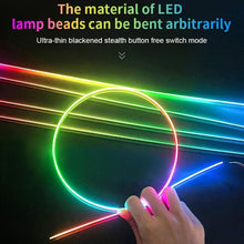 Load image into Gallery viewer, Car Hidden Acrylic LED Colorful Decorative Atmosphere Light Strip, 6 in 1, 10 in 1, 14 in 1, 18 in 1, 22 in 1