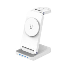 Load image into Gallery viewer, S90-3 3-in-1 Magnetic Folding Wireless Charger Phone Earphone Watch Fast Charging Stand