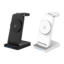 Load image into Gallery viewer, S90-3 3-in-1 Magnetic Folding Wireless Charger Phone Earphone Watch Fast Charging Stand