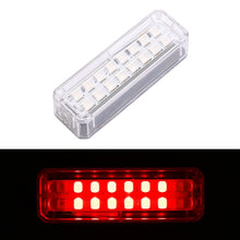 Load image into Gallery viewer, Solar Car Warning Double-Row Flashing Lights, Red, Blue, Red Blue, Yellow White, Colorful