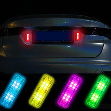 Load image into Gallery viewer, Solar Car Warning Double-Row Flashing Lights, Red, Blue, Red Blue, Yellow White, Colorful