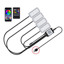Load image into Gallery viewer, Eight-Color LED Voice Control Car Music Rhythm Atmosphere Light, 5V USB Remote Control, 5V USB APP, 5V USB APP + Remote Control, 5V USB With Switch Remote Control, 5V USB With Switch APP, 5V USB With Switch APP + Remote Control                         ...