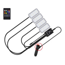 Load image into Gallery viewer, Eight-Color LED Voice Control Car Music Rhythm Atmosphere Light, 5V USB Remote Control, 5V USB APP, 5V USB APP + Remote Control, 5V USB With Switch Remote Control, 5V USB With Switch APP, 5V USB With Switch APP + Remote Control                         ...