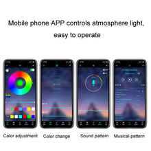 Load image into Gallery viewer, Eight-Color LED Voice Control Car Music Rhythm Atmosphere Light, 5V USB Remote Control, 5V USB APP, 5V USB APP + Remote Control, 5V USB With Switch Remote Control, 5V USB With Switch APP, 5V USB With Switch APP + Remote Control                         ...