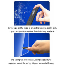 Load image into Gallery viewer, Car Window Breaking Safety Card Emergency Life-Saving Hammer