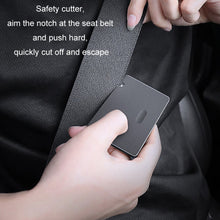 Load image into Gallery viewer, Car Window Breaking Safety Card Emergency Life-Saving Hammer