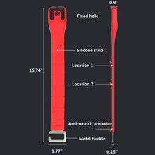 Load image into Gallery viewer, Adjustable Silicone Car Seat Back Storage Hook