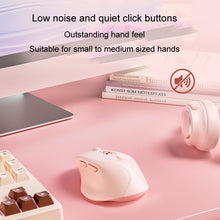 Load image into Gallery viewer, Inphic DR801 2.4G+Bluetooth 5.0/4.0 Wireless Mouse USB Tri-Mode Mute Rechargeable Girls Office Home Gaming Mouse