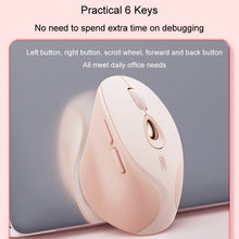 Load image into Gallery viewer, Inphic DR801 2.4G+Bluetooth 5.0/4.0 Wireless Mouse USB Tri-Mode Mute Rechargeable Girls Office Home Gaming Mouse