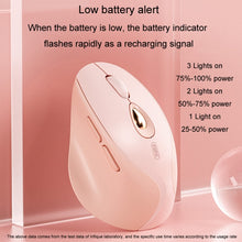 Load image into Gallery viewer, Inphic DR801 2.4G+Bluetooth 5.0/4.0 Wireless Mouse USB Tri-Mode Mute Rechargeable Girls Office Home Gaming Mouse