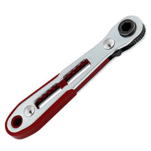 Load image into Gallery viewer, Mini Bi-directional Ratchet Screwdriver Wrench Multi-purpose Manual Flat Head Style Socket Wrench