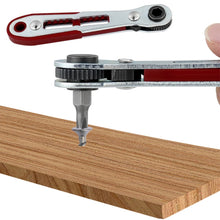 Load image into Gallery viewer, Mini Bi-directional Ratchet Screwdriver Wrench Multi-purpose Manual Flat Head Style Socket Wrench