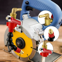 Load image into Gallery viewer, Angle Grinder Marble Cutting Machine Water Filling / Spraying Device Cooling Dusting Dust Spray Nozzle, 1 Snap Spout + Waterproof Tape, 1 Snap Aluminum Tube Spout-Longer, Bamboo Tube, 1 Snap Aluminum Tube Spout-Short