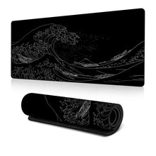 Load image into Gallery viewer, Big Wave Gaming Mouse Pad Non-Slip Rubber Desk Mat, 300x600x2mm, 300x700x3mm, 300x800x2mm, 300x800x3mm, 400x900x2mm, 400x900x3mm