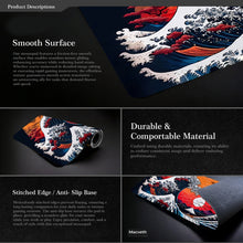 Load image into Gallery viewer, Big Wave Gaming Mouse Pad Non-Slip Rubber Desk Mat, 300x600x2mm, 300x700x3mm, 300x800x2mm, 300x800x3mm, 400x900x2mm, 400x900x3mm