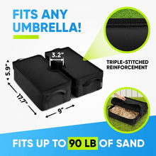 Load image into Gallery viewer, Patio Parasol Fixed Sandbag Oxford Cloth Waterproof Cover, Round, Square, Split Square
