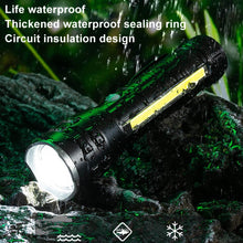 Load image into Gallery viewer, E-SMARTER P27 Pen Clip Strong Light Flashlight Laser Wick High Bright Side Light Outdoor Emergency Adventure Flashlight, P27