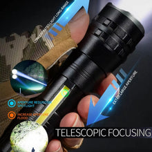 Load image into Gallery viewer, E-SMARTER P27 Pen Clip Strong Light Flashlight Laser Wick High Bright Side Light Outdoor Emergency Adventure Flashlight, P27
