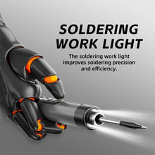 Load image into Gallery viewer, USB Digital Display Charging Soldering Iron Set 5-speed Temperature Adjustable, Standard Edition Gray, Standard Edition Orange, 3 Heads Orange, 3 Heads Gray