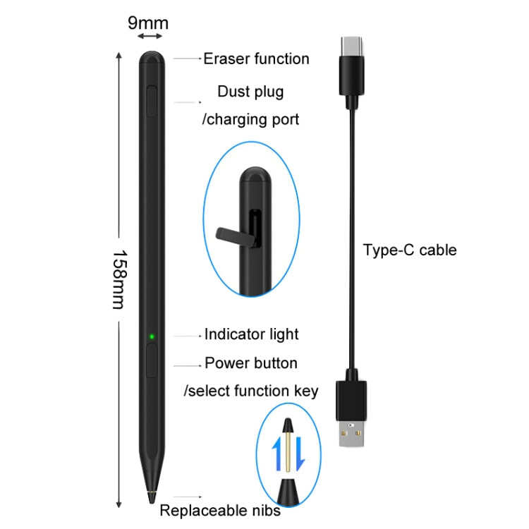 Tablet Stylus Pen USI2.0 Protocol Pen Stylus Anti False Touch