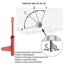 Load image into Gallery viewer, 9-speed Oil Level Check Adjustment Gearbox Oil Change Tool