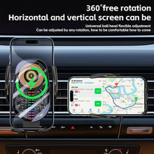 Load image into Gallery viewer, 15W Car Sound Pickup Atmosphere Light Wireless Mobile Phone Charging Stand