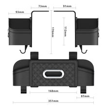 Load image into Gallery viewer, Multifunctional Car Seat Back Tissue Storage Box Hanging Bag