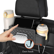 Load image into Gallery viewer, Multifunctional Car Seat Back Tissue Storage Box Hanging Bag