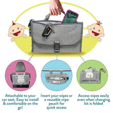 Load image into Gallery viewer, Multifunctional Waterproof Changing Diaper Pad Children Car Bag