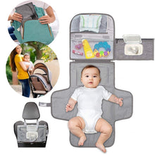 Load image into Gallery viewer, Multifunctional Waterproof Changing Diaper Pad Children Car Bag