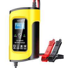 Load image into Gallery viewer, FOXSUR 12V8A SUV Car Motorcycle Intelligent Repair Type Lead-acid Battery Charger, EU Plug, US Plug, UK Plug