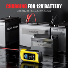 Load image into Gallery viewer, FOXSUR 12V8A SUV Car Motorcycle Intelligent Repair Type Lead-acid Battery Charger, EU Plug, US Plug, UK Plug