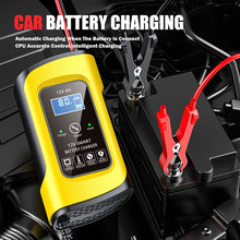 Load image into Gallery viewer, FOXSUR 12V8A SUV Car Motorcycle Intelligent Repair Type Lead-acid Battery Charger, EU Plug, US Plug, UK Plug