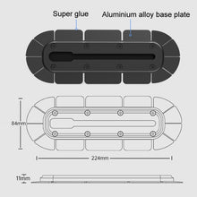 Load image into Gallery viewer, SUV Car Modified Central Control Bracket Base Slider, Paste Rail Base, Screw Rail Base, Paste Elliptical Base, 1 inch Rail Ball Head