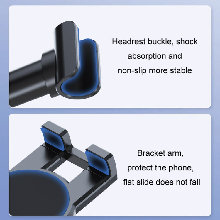 Car Seat Backrest Mobile Phone Tablet Holder, A081B+X159, A081+X159