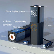Load image into Gallery viewer, Car Portable Multifunctional Intelligent Digital Display Inflatable Pump