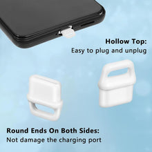 Load image into Gallery viewer, USB-C Charging Port Phone Dust Plug Lanyard Cleaning Brush Set