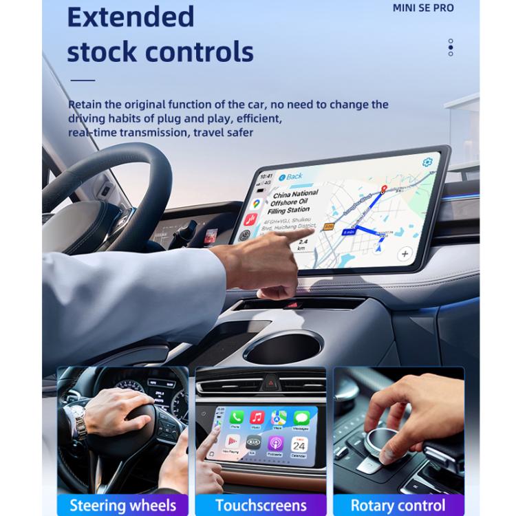Dual-Channel Carlinkit Original Car Wired To Wireless Android Carplay Adapter, SE PRO