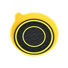 Load image into Gallery viewer, Car Bowl-shaped Non-slip Heat-insulating Double-ring Water Coaster, Black, Red, Gray, Pink, Blue, Yellow, White, Purple