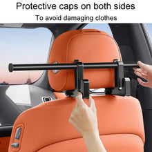 Load image into Gallery viewer, Universal Car Seat Back Double Hooks Umbrella Clothing Storage Rack