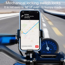 Load image into Gallery viewer, Kewig M33-A5 Outdoor Riding Shock Absorbing Anti-Theft 15W QI Wireless Charger Cell Phone Mounting Bracket, M33-A5