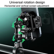 Load image into Gallery viewer, Kewig M33-A5 Outdoor Riding Shock Absorbing Anti-Theft 15W QI Wireless Charger Cell Phone Mounting Bracket, M33-A5