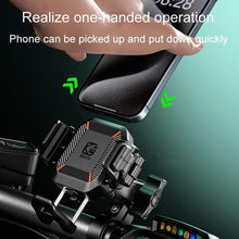 Load image into Gallery viewer, Kewig M33-A5 Outdoor Riding Shock Absorbing Anti-Theft 15W QI Wireless Charger Cell Phone Mounting Bracket, M33-A5