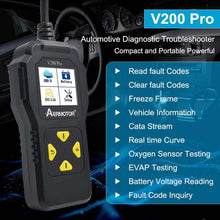 Load image into Gallery viewer, AERMOTOR V200PRO Car Troubleshooter Engine Inspection Scanner Readout Card ELM327 Battery Inspection Tool